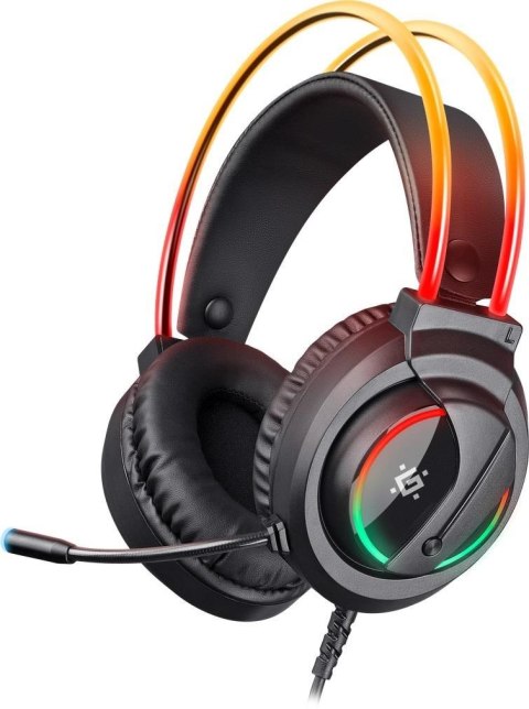 SŁUCHAWKI DEFENDER Z MIKROFONEM FLAME RGB SŁUCHAWKI DEFENDER Z MIKROFONEM FLAME RGB