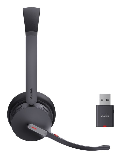 Yealink WH64 Hybrid Dual Teams Zestaw słuchawkowy Bezprzewodowy Opaska na głowę Biuro/centrum telefoniczne Micro-USB Bluetooth C Yealink WH64 Hybrid Dual Teams Zestaw słuchawkowy Bezprzewodowy Opaska na głowę Biuro/centrum telefoniczne Micro-USB Bluetooth C