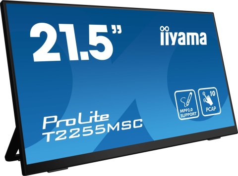 Iiyama ProLite T2255MSC-B1 monitor komputerowy 54,6 cm (21.5") 1920 x 1080 px Full HD LCD Ekran dotykowy Czarny Iiyama ProLite T2255MSC-B1 monitor komputerowy 54,6 cm (21.5") 1920 x 1080 px Full HD LCD Ekran dotykowy Czarny