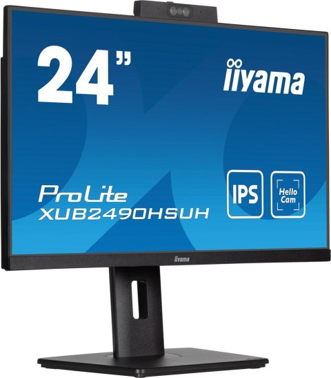 Iiyama ProLite XUB2490HSUH-B1 monitor komputerowy 60,5 cm (23.8") 1920 x 1080 px Full HD LED Czarny Iiyama ProLite XUB2490HSUH-B1 monitor komputerowy 60,5 cm (23.8") 1920 x 1080 px Full HD LED Czarny