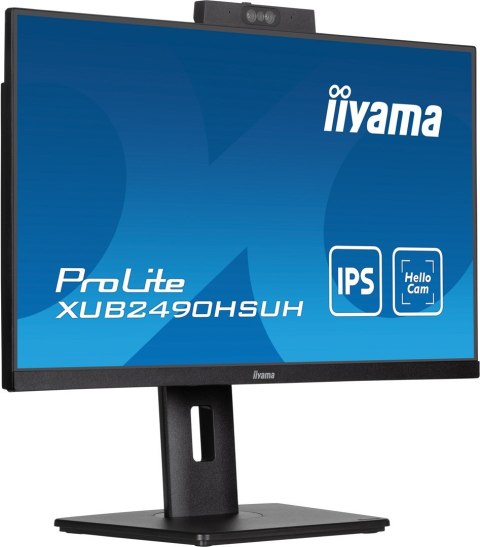 Iiyama ProLite XUB2490HSUH-B1 monitor komputerowy 60,5 cm (23.8") 1920 x 1080 px Full HD LED Czarny Iiyama ProLite XUB2490HSUH-B1 monitor komputerowy 60,5 cm (23.8") 1920 x 1080 px Full HD LED Czarny