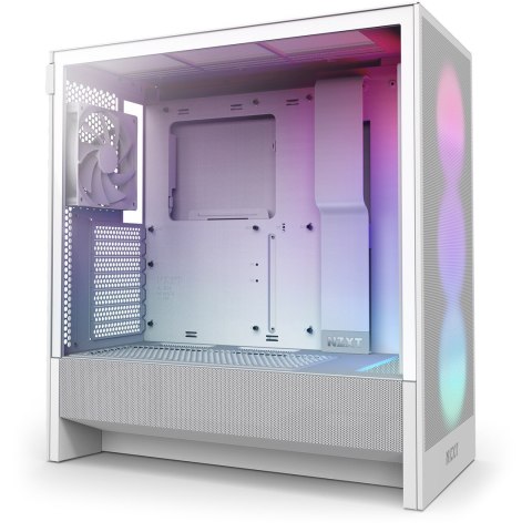 NZXT H5 Flow RGB Midi Tower Biały NZXT H5 Flow RGB Midi Tower Biały