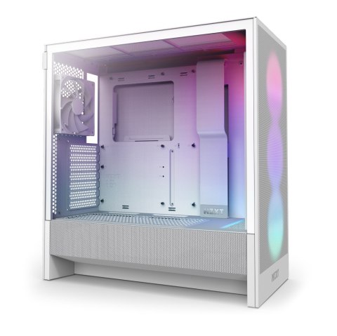 NZXT H5 Flow RGB Midi Tower Biały NZXT H5 Flow RGB Midi Tower Biały