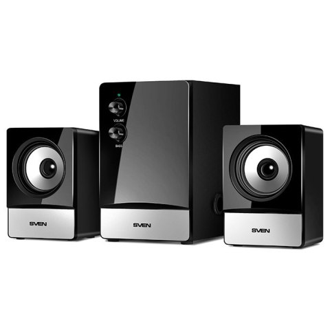 Zestaw głośników SVEN MS-90 10 W Uniwersalne Czarny 2.1 kan. 1-drożny 5 W Zestaw głośników SVEN MS-90 10 W Uniwersalne Czarny 2.1 kan. 1-drożny 5 W