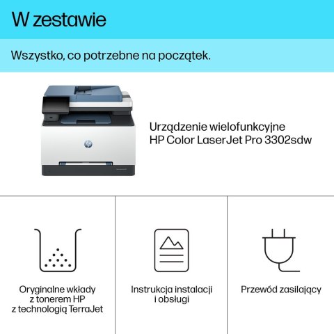 HP Color LaserJet Pro Urządzenie wielofunkcyjne 3302sdw HP Color LaserJet Pro Urządzenie wielofunkcyjne 3302sdw