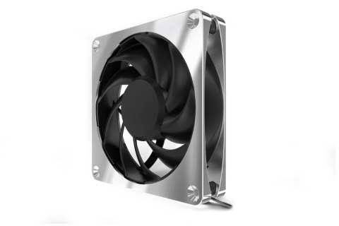 Alphacool Apex Stealth Metalowy wentylator Power Fan 120 mm, 3,000 obr./min - chrom