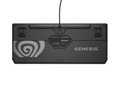 GENESIS Thor 230 TKL klawiatura Gaming USB + RF Wireless + Bluetooth QWERTY Czarny, Szary, Pomarańczowy GENESIS Thor 230 TKL klawiatura Gaming USB + RF Wireless + Bluetooth QWERTY Czarny, Szary, Pomarańczowy