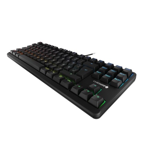 CHERRY G80-3000N RGB TKL klawiatura Uniwersalne USB QWERTZ Niemiecki Czarny CHERRY G80-3000N RGB TKL klawiatura Uniwersalne USB QWERTZ Niemiecki Czarny