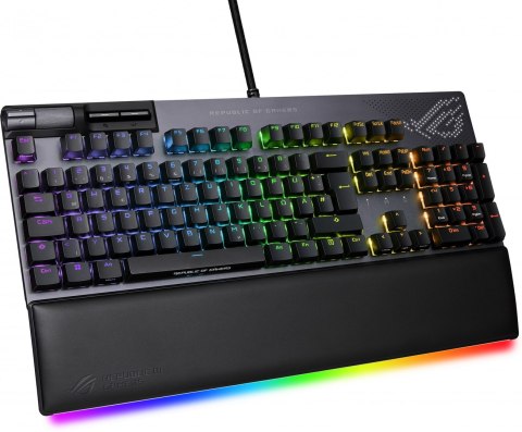 ASUS ROG Strix Flare II Animate klawiatura Gaming USB QWERTZ Niemiecki Czarny ASUS ROG Strix Flare II Animate klawiatura Gaming USB QWERTZ Niemiecki Czarny