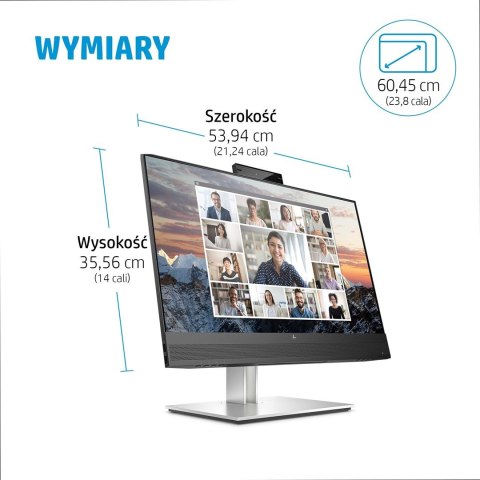 MONITOR HP LED 23,8" E24M G4 (40Z32AA) MONITOR HP LED 23,8" E24M G4 (40Z32AA)