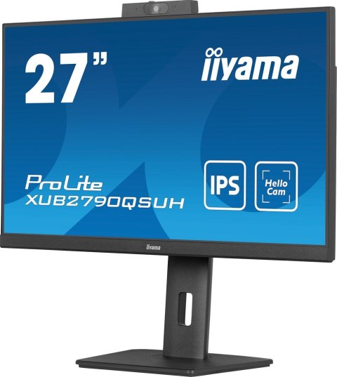Iiyama ProLite XUB2790QSUH-B1 monitor komputerowy 68,6 cm (27") 2560 x 1440 px 4K Ultra HD LED Czarny Iiyama ProLite XUB2790QSUH-B1 monitor komputerowy 68,6 cm (27") 2560 x 1440 px 4K Ultra HD LED Czarny