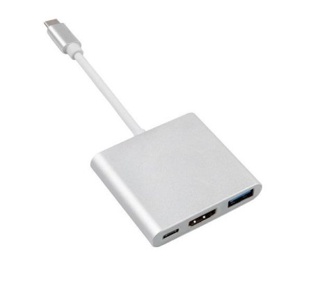 MACLEAN ADAPTER USB 3.1 C-HDMI 4K + USB 3.0 + USB C MCTV-840 MACLEAN ADAPTER USB 3.1 C-HDMI 4K + USB 3.0 + USB C MCTV-840
