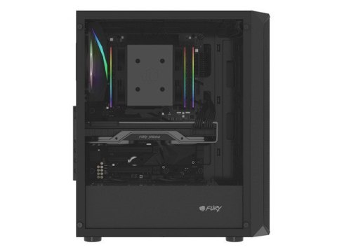 OBUDOWA FURY SHOBO SH4 RGB MIDI TOWER Z OKNEM CZARNA OBUDOWA FURY SHOBO SH4 RGB MIDI TOWER Z OKNEM CZARNA