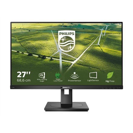 Philips B Line 272B1G/00 LED display 68,6 cm (27") 1920 x 1080 px Full HD Czarny Philips B Line 272B1G/00 LED display 68,6 cm (27") 1920 x 1080 px Full HD Czarny