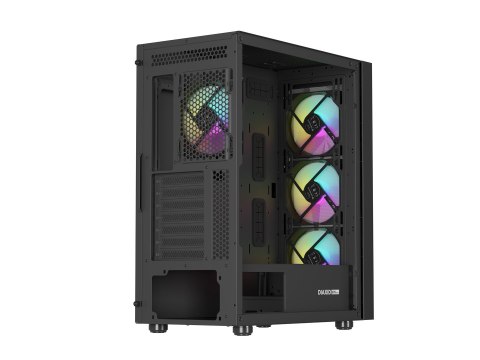 NATEC OBUDOWA GAMINGOWA GENESIS DIAXID 605 ARGB MIDI TOWER USB-C Z OKNEM CZARNA NATEC OBUDOWA GAMINGOWA GENESIS DIAXID 605 ARGB MIDI TOWER USB-C Z OKNEM CZARNA