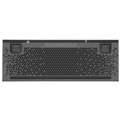 Corsair K100 RGB AIR klawiatura Gaming USB + RF Wireless + Bluetooth QWERTZ Niemiecki Czarny Corsair K100 RGB AIR klawiatura Gaming USB + RF Wireless + Bluetooth QWERTZ Niemiecki Czarny