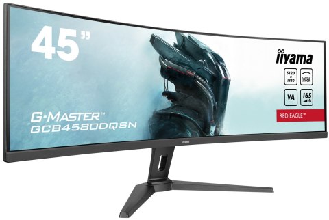 Iiyama G-MASTER RED EAGLE CURVED monitor komputerowy 114,3 cm (45") 5120 x 1440 px Dual QHD LED Czarny Iiyama G-MASTER RED EAGLE CURVED monitor komputerowy 114,3 cm (45") 5120 x 1440 px Dual QHD LED Czarny