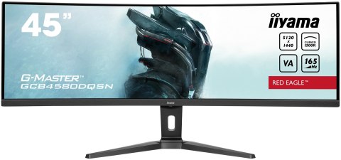 Iiyama G-MASTER RED EAGLE CURVED monitor komputerowy 114,3 cm (45") 5120 x 1440 px Dual QHD LED Czarny Iiyama G-MASTER RED EAGLE CURVED monitor komputerowy 114,3 cm (45") 5120 x 1440 px Dual QHD LED Czarny
