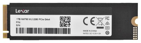 Lexar NM790 M.2 1 TB PCI Express 4.0 SLC NVMe Lexar NM790 M.2 1 TB PCI Express 4.0 SLC NVMe