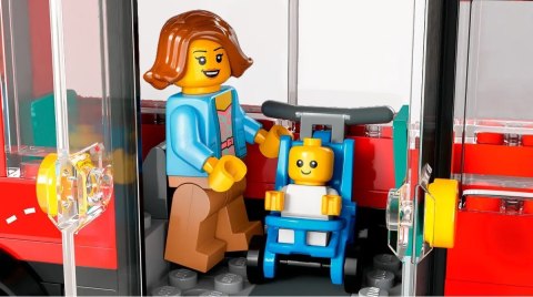 LEGO City 60407 Czerwony, piętrowy autokar