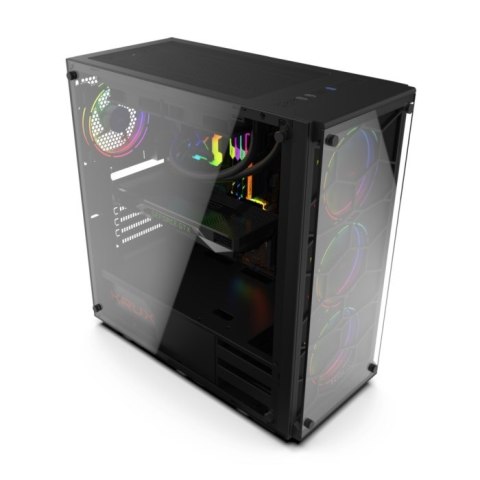 Krux LEDA ATX Wieża Czarny Krux LEDA ATX Wieża Czarny