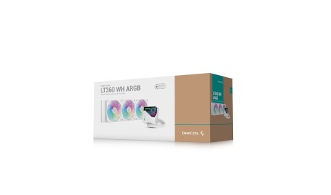 Chłodzenie cieczą CPU Deepcool LT360 WH ARGB Intel, AMD Chłodzenie cieczą CPU Deepcool LT360 WH ARGB Intel, AMD