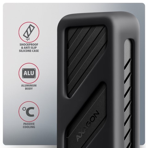 Obudowa zewnętrzna Axagon EEM2-20G do dysków M.2 NVMe / USB-C 3.2 Obudowa zewnętrzna Axagon EEM2-20G do dysków M.2 NVMe / USB-C 3.2