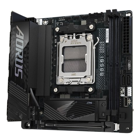 GIGABYTE B850I AORUS PRO płyta główna AMD B850 Gniazdo AM5 mini ITX GIGABYTE B850I AORUS PRO płyta główna AMD B850 Gniazdo AM5 mini ITX
