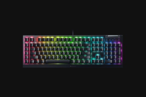 Razer BlackWidow V4 X. Tastatur Formfaktor: Volle Größe (100%), Geräteschnittstelle: USB, Tastatur-Switch: Mechanischer Switch. Razer BlackWidow V4 X. Tastatur Formfaktor: Volle Größe (100%), Geräteschnittstelle: USB, Tastatur-Switch: Mechanischer Switch.