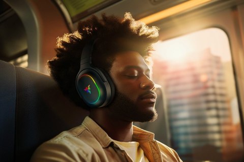 Słuchawki Razer Barracuda X Chroma Headset wireless overear black Słuchawki Razer Barracuda X Chroma Headset wireless overear black