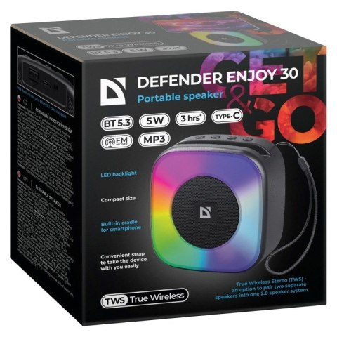 DEFENDER GŁOŚNIK ENJOY 30 BLUETOOTH 5W DEFENDER GŁOŚNIK ENJOY 30 BLUETOOTH 5W