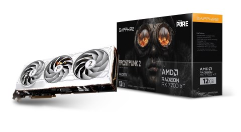 Sapphire PURE Radeon RX 7700 XT Frostpunk 2 Edition AMD 12 GB GDDR6 Sapphire PURE Radeon RX 7700 XT Frostpunk 2 Edition AMD 12 GB GDDR6