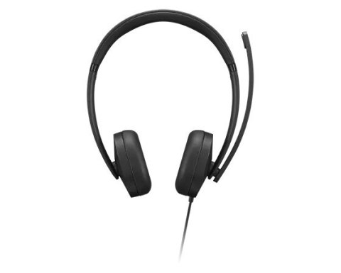 Lenovo 4XD1P83425 słuchawki/zestaw słuchawkowy Przewodowa Opaska na głowę Połączenia/muzyka USB Typu-A Czarny Lenovo 4XD1P83425 słuchawki/zestaw słuchawkowy Przewodowa Opaska na głowę Połączenia/muzyka USB Typu-A Czarny