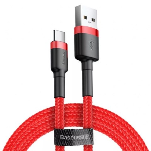 BASEUS KABEL USB DO USB-C CAFULE 2A 3M (CZERWONY) BASEUS KABEL USB DO USB-C CAFULE 2A 3M (CZERWONY)