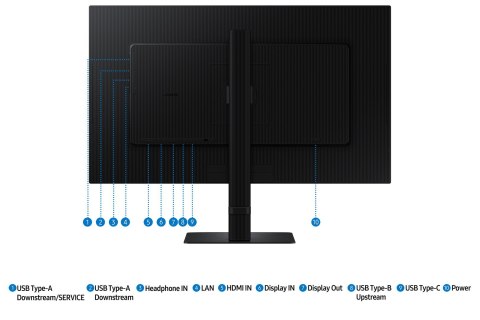 Samsung S60UD monitor komputerowy 68,6 cm (27") 2560 x 1440 px Quad HD LCD Czarny Samsung S60UD monitor komputerowy 68,6 cm (27") 2560 x 1440 px Quad HD LCD Czarny
