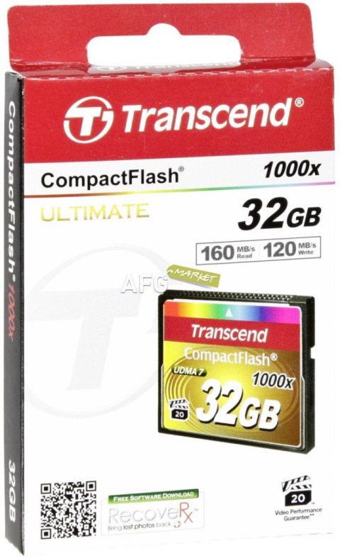 Karta pamięci TRANSCEND 32 GB Karta pamięci TRANSCEND 32 GB