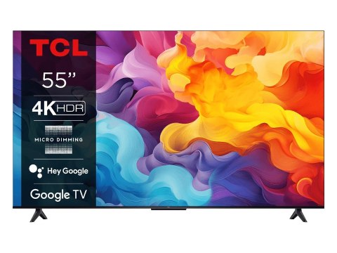 Telewizor TCL 55V6B LED 55'' 4K Ultra HD Google TV Dolby Audio DVB-T2 Czarny Telewizor TCL 55V6B LED 55'' 4K Ultra HD Google TV Dolby Audio DVB-T2 Czarny