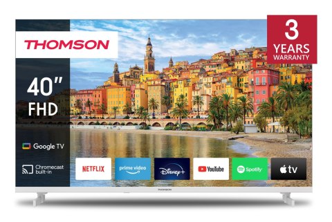 Telewizor LCD Thomson 40FG2S14W 101,6 cm (40") Full HD Smart TV Wi-Fi Biały Telewizor LCD Thomson 40FG2S14W 101,6 cm (40") Full HD Smart TV Wi-Fi Biały