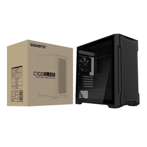 CASE MIDITOWER ATX W/O PSU/GB-C102G BLACK GIGABYTE CASE MIDITOWER ATX W/O PSU/GB-C102G BLACK GIGABYTE