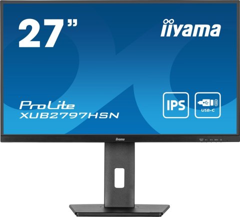 Monitor IIYAMA 68,5 cm (27") XUB2797HSN-B2 16:9 HDMI+DP+USB-C Monitor IIYAMA 68,5 cm (27") XUB2797HSN-B2 16:9 HDMI+DP+USB-C