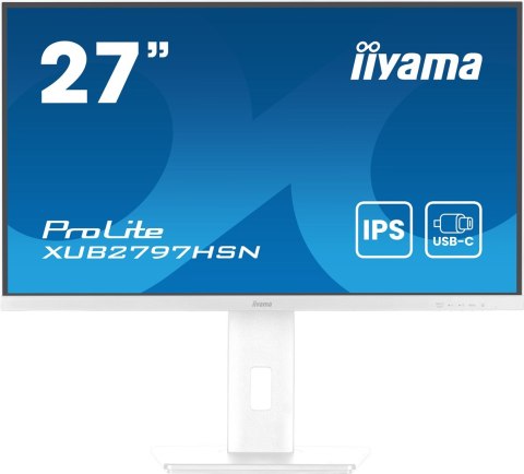 Monitor IIYAMA 68,5 cm (27") XUB2797HSN-W2 16:9 HDMI+DP+USB-C Monitor IIYAMA 68,5 cm (27") XUB2797HSN-W2 16:9 HDMI+DP+USB-C