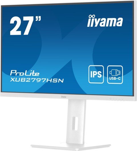 Monitor IIYAMA 68,5 cm (27") XUB2797HSN-W2 16:9 HDMI+DP+USB-C Monitor IIYAMA 68,5 cm (27") XUB2797HSN-W2 16:9 HDMI+DP+USB-C