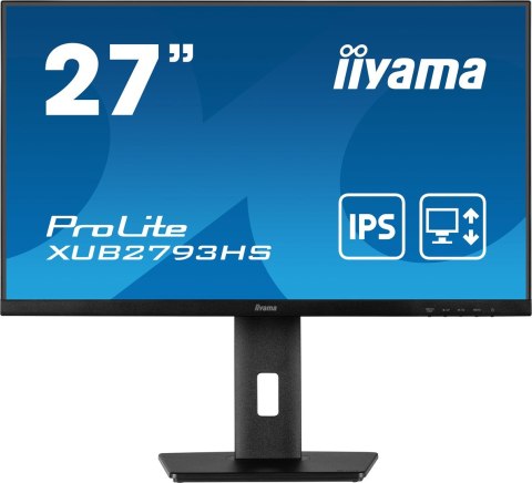 Monitor IIYAMA 68,5 cm (27 cali) XUB2793HS-B7 16:9 HDMI+DP IPS Lift Monitor IIYAMA 68,5 cm (27 cali) XUB2793HS-B7 16:9 HDMI+DP IPS Lift