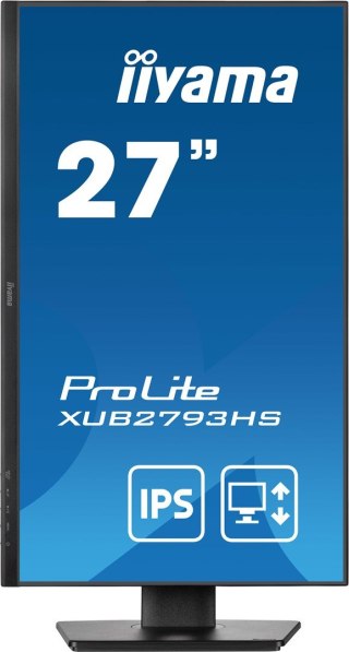 Monitor IIYAMA 68,5 cm (27 cali) XUB2793HS-B7 16:9 HDMI+DP IPS Lift
