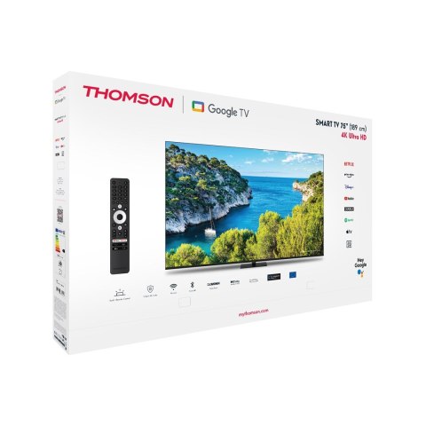 Telewizor LCD Thomson 75UG5C14 190,5 cm (75") 4K Ultra HD Smart TV Wi-Fi Czarny Telewizor LCD Thomson 75UG5C14 190,5 cm (75") 4K Ultra HD Smart TV Wi-Fi Czarny