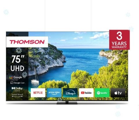 Telewizor LCD Thomson 75UG5C14 190,5 cm (75") 4K Ultra HD Smart TV Wi-Fi Czarny Telewizor LCD Thomson 75UG5C14 190,5 cm (75") 4K Ultra HD Smart TV Wi-Fi Czarny