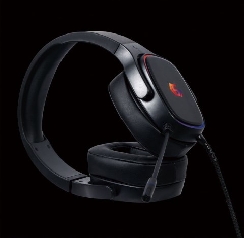 GEMBIRD GAMINGOWY ZESTAW SŁUCHAWKOWY 7.1 NA USB Z PODŚWIETLENIEM RGB GEMBIRD GAMINGOWY ZESTAW SŁUCHAWKOWY 7.1 NA USB Z PODŚWIETLENIEM RGB