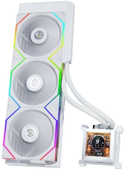 Lian Li HSLCD36SW system chłodzenia komputerów Obudowa komputera Chłodnica cieczy all-in-one 12 cm Biały Lian Li HSLCD36SW system chłodzenia komputerów Obudowa komputera Chłodnica cieczy all-in-one 12 cm Biały