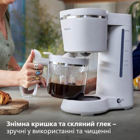 Philips Ekspres do kawy Ekologiczna edycja HD5120/00 Ciśnienie pompy 15 bar Kroplówka 1000 W Biały Philips Ekspres do kawy Ekologiczna edycja HD5120/00 Ciśnienie pompy 15 bar Kroplówka 1000 W Biały