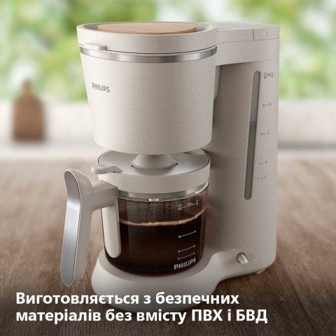 Philips Ekspres do kawy Ekologiczna edycja HD5120/00 Ciśnienie pompy 15 bar Kroplówka 1000 W Biały Philips Ekspres do kawy Ekologiczna edycja HD5120/00 Ciśnienie pompy 15 bar Kroplówka 1000 W Biały